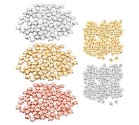 COACOM 600 Cuentas Dispersas De Estrellas De Cinco Puntas Y 200 Cuentas Redondas, Cuentas Hechas A Mano De Bricolaje, Accesorios para Hacer Joyas, Materiales Decorativos De Moda.
