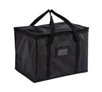 COACOM Bolsa Térmica Grande Portátil para Comida, Picnic y Catering - 50 L, Negro, Maleta