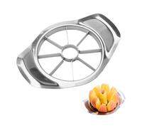 COACOM Cortador de manzanas de acero inoxidable, cortador de frutas, descorazonador, fácil de limpiar y usar