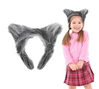 COACOM Diadema De Lobo De 1 Pieza, Diadema De Lujo, Accesorios para Ropa De Lobo, Accesorios De Juego De Roles, Accesorios De Mascaradas, Accesorios para Ropa De Fiesta.