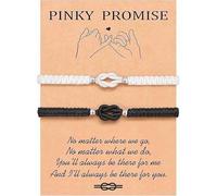 COACOM El Juego De Brazaletes para Parejas De 2 Piezas, Tejido A Mano Y Combinado, Adecuado para Que Las Parejas Otorguen Escenas Conmemorativas Y De Expresión del Corazón.