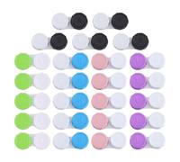 COACOM Estuche para Lentes de Contacto, 25 Unidades, Caja de Almacenamiento Portátil (Azul, Negro, Rosa, Verde, Morado)