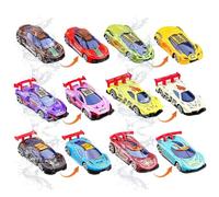 COACOM Modelo De Coche De Aleación De 6 Piezas, Coche De Utilería Que Cambia De Color Cuando Se Expone Al Agua, Modelo De Coche De Carreras Moderno Y Moderno, Accesorio Interactivo para La Familia.