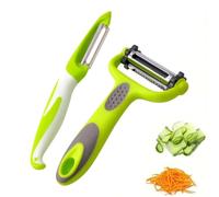COACOM Peeler De 1 Pieza Y 1 Pieza De Pelado De Boca Plana, Pelado De Verduras Y Frutas, Dispositivos De Cocina, Accesorios para Hornear.