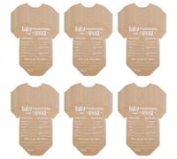COACOM Tarjetas De Predicción para Bebés De 60 Piezas, Tarjetas De Estilo De Ropa, Suministros para Fiestas De Bautismo para Bebés, Tarjetas Creativas De Fiesta para Bebés.