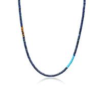 COAI Collar para hombre y Mujer con Cuentas de Heishi de Lapislázuli 65cm