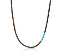 COAI Collar para Hombres y Mujeres con Cuentas de Heishi de Broncita 65cm