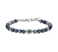 COAI Pulsera para Hombre con Amuleto de Ojo Turco y Cuentas de Ojo de Halcón, Pulsera Protectora de Piedra Natural para Hombre