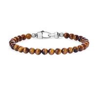 COAI Pulsera para Hombre de Piedras Naturales, Pulsera de Ojo de Tigre para Hombre L