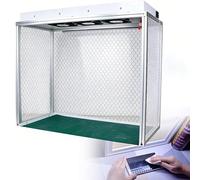 COAKUE Campana de Flujo laminar con Triple Ventilador, Cabina de Flujo laminar Vertical, Mesa de Trabajo para Sala Libre de Polvo con Filtro HEPA, Funcionamiento silencioso