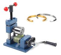 COAKUE Máquina dobladora de Anillos con manivela, prensadora de Anillos para Pulseras, dobladora Multifuncional con manivela para procesar Anillos, Pulseras y aretes.