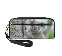 Coala, Bolsa de Maquillaje Bolsa de cosméticos Bolsa de Aseo de Viaje portátil Estuche de Cuero para Mujeres y niñas