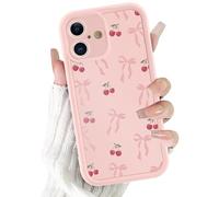 Coalbooliy Funda para iPhone 17 6,3”, Aesthetic Pajarita Dibujos Carcasa Niñas Mujeres Cute Rosa Mate Case Ultra Suave Delgada Silicona Antigolpes Antiarañazos TPU Bumper Protectora Cover, 05