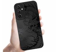 Coalbooliy Funda para Samsung Galaxy S21 FE 5G 6,4'' Negro Carcasa Suave TPU Ultrafina Silicona Aesthetic patrón Continuar, Antigolpes Protección Cámara niña Regalo Case Móvil, 06