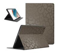 Coalbooliy Funda para Samsung Galaxy Tab A8 10,5 Zoll 2021, Aesthetic Leopardo Dibujos Diseño Slim Smart PU Leather Protector Soporte Función Ángulos Ajustables Flip Cubierta Tablet Case, Caqui