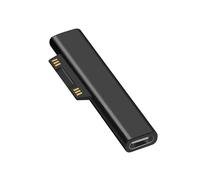 coalwop Adaptador USB C a Surface - Magnético Surface Connect to USB C Conector para Carga Rápida PD 15V/3A 45W, Plug-and-Play, Protección PTC, Compatible con Surface Pro/Laptop/Go