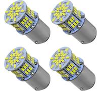coalwop Bombillas P21/5w 1157 LED Coche Blancas 6000~7000K 4 Pieza 12V 24V 12~14LM LED Aptas para Luces de Freno, Intermitentes y de Estacionamiento, Coches, Motocicletas y Vehículos Recreativos