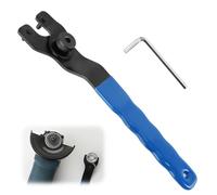 coalwop Llave ajustable de la amoladora de ángulo 8-48mm con Llave Allen para amoladoras angular y 2 mandriles roscados con amoladora angular Brida externa para amoladora angulars 4''5''6''7''9''