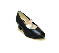 COAS Flamenca Zapatos, Unisex niños, Negro, 27
