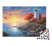 Coast, Faro Rompecabezas Rompecabezas Juego De Habilidad para Toda La Familia 52x38cm/1000pcs
