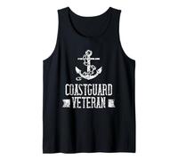 Coast Guard Veterano Rescate Marítimo Coastie Trabajo Costero Camiseta sin Mangas