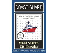 Coast Guard Word Search Puzzle Book: Word Searches With Easy To Read Print With Military, Army, Navy and More | 6x9 inches, 110 Pages | 50+ Puzzles ... Word Search Puzzle Book Series Edition)