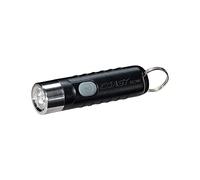 Coast KL20R Linterna LED ligera recargable EDC de 380 lúmenes, color negro