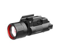 Coast PTX65R - Luz táctica LED recargable USB-C de dos haces de 1000 lúmenes con sistema de montaje universal/Picatinny sin herramientas, y haces puntuales e inundados - Clasificación IP54