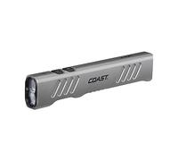 Coast Slayer Linterna LED recargable USB-C de 1150 lúmenes con foco/inundación, modo de memoria y clip de bolsillo