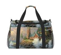 Coast Wave and Lighthouse - Bolso de mano para mujer y hombre, bolso cruzado de viaje, bolso de hombro, bolso de trabajo diario