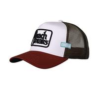 Coastal - Beach Freaks (White/Wine) - Gorra de camionero de malla gorras, Blanco/vino., Talla única
