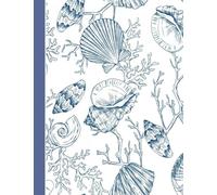 Coastal Chic Graph Paper Composition Notebook Journal for the STEM Girl or Math Genius
