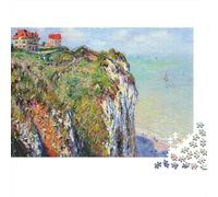 Coastal Cliffs Painting Colourful Coastal Cliff House 1000 Pieces Jigsaw Puzzles for Adults Fun Activity for Rainy Days 70x50cm/1000pcs