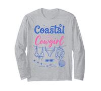 Coastal Cowgirl Bachelorette Summer Cowboy Hat Blue Beach Manga Larga
