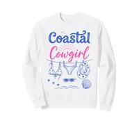 Coastal Cowgirl Bachelorette Summer Cowboy Hat Blue Beach Sudadera