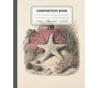 Coastal Gleam | College Ruled Starfish Lover Notebook | Antique Marine Illustration Journal for Everyday Use: Let the magic of the shoreline inspire your writing