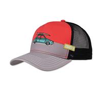 Coastal - Gorra retro de belleza (rojo/gris) - Gorra de camionero de malla gorra, rojo, gris, Talla única