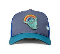 Coastal Hft Camionero Cap Lgbtq Shakka Gris/Azul Petróleo Gorra Béisbol Meshcap