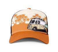 Coastal Hft Camionero Cap Surfbubbi Caqui / Rust Meshcap Gorra Béisbol Oleaje