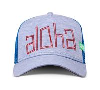 Coastal Hft Cap Aloha Jersey Azul Alto Camionero Malla Gorra Hawai Sombrero