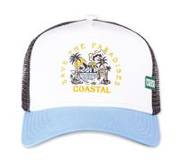 Coastal HFT Gorra Trucker Paradises Blanca Mesh Cap Ajustable Snapback