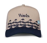 Coastal Hft Gorro Tipo Camionero Bauhaus-Wave Arena / Azul Marino Meshcap Olas