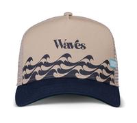 Coastal Hft Gorro Tipo Camionero Bauhaus-Wave Arena / Azul Marino Meshcap Olas