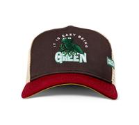 Coastal Hft Gorro Tipo Camionero Easy Verde Mudd / Vino Béisbol Meshkappe Hat