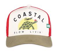 Coastal Hft Gorro Tipo Camionero Support Lento Luz Caqui Béisbol Meshcap Oleaje