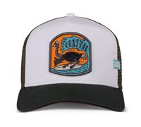 Coastal Hft Gorro Tipo Camionero Surf Avestruz Blanco / Petróleo Béisbol Meshcap