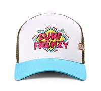 Coastal Hft Gorro Tipo Camionero Surf Frenesí "Blanco/ Turquesa" Béisbol Meshcap
