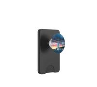 Coastal Lighthouse Sailboat Ocean Sunset Scenic Artwork PopSockets PopWallet para MagSafe