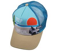 Coastal Unreal - Gorra, color caqui y azul