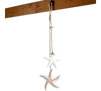 Coastal Wall Art Nautical Wooden Decoration with Rope
